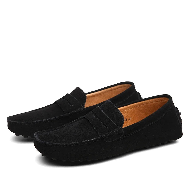 Casual | Zamszowe mokasyny