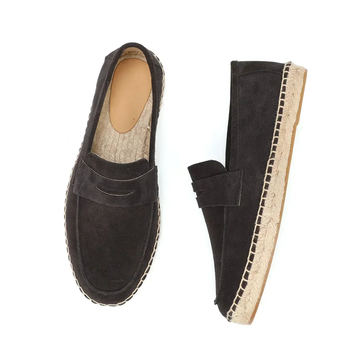 Eleganckie espadryle zamszowe