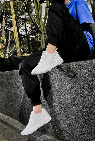 Løftende sneakersyy dla mężczyzn w kobiet – 6 cm Usynlig Høydeøkning w Mesh-komfort