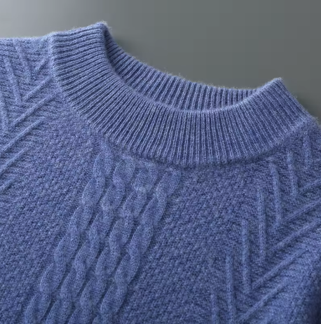 Mizar | Wzorzysty sweter kaszmirowy