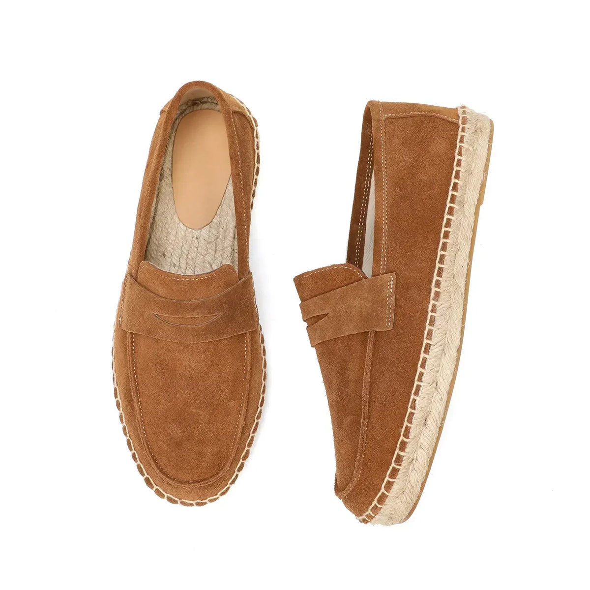 Eleganckie espadryle zamszowe