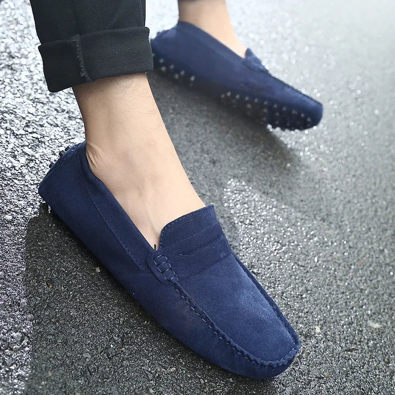 Casual | Zamszowe mokasyny