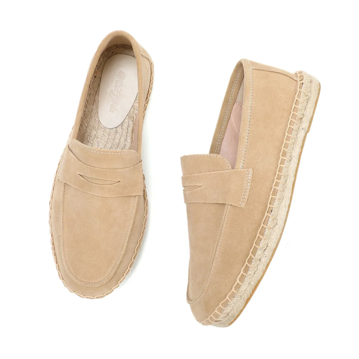 Eleganckie espadryle zamszowe