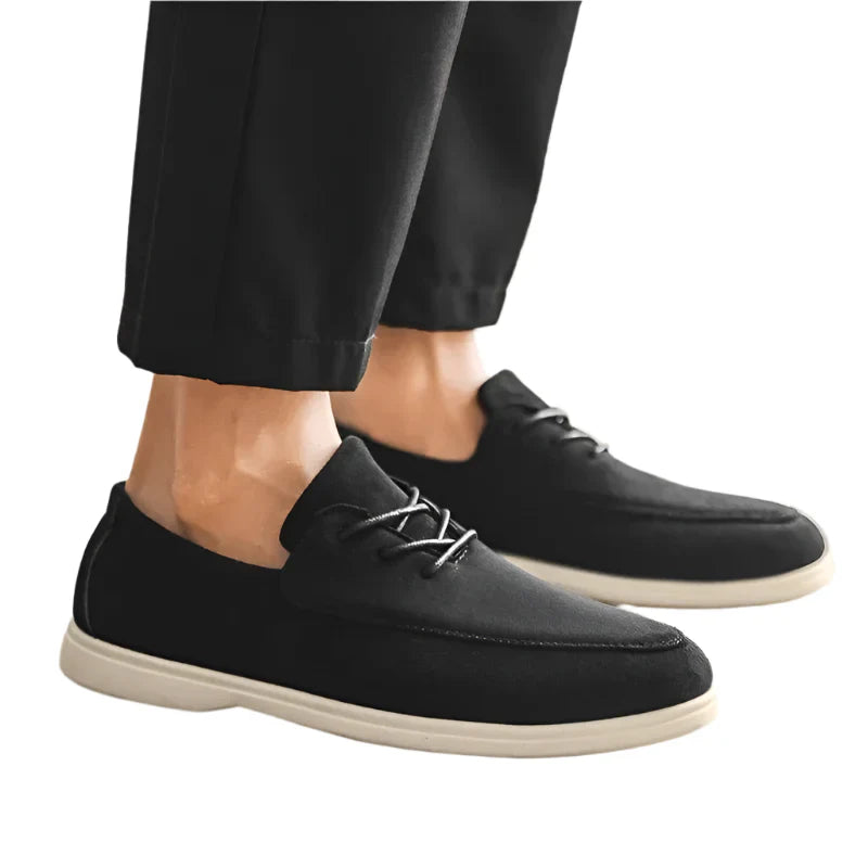 Stylrene Semskede Buty męskie – Wygodne Slip-on Loafers dla Hverdag w Kjøring