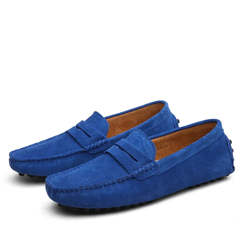 Casual | Zamszowe mokasyny