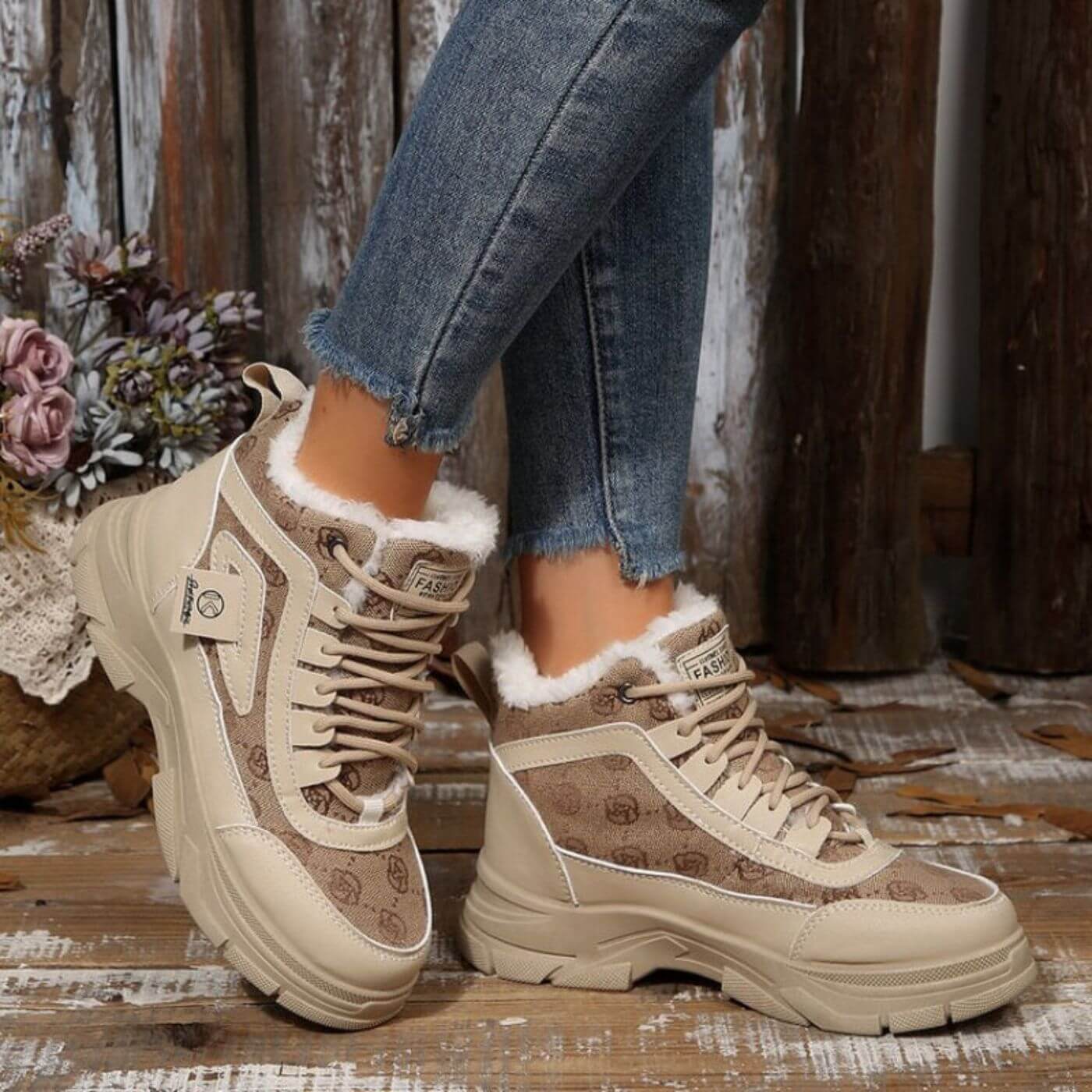 Sienna™ – Ciepłe Zimasneakersyy z Miękkit fôr