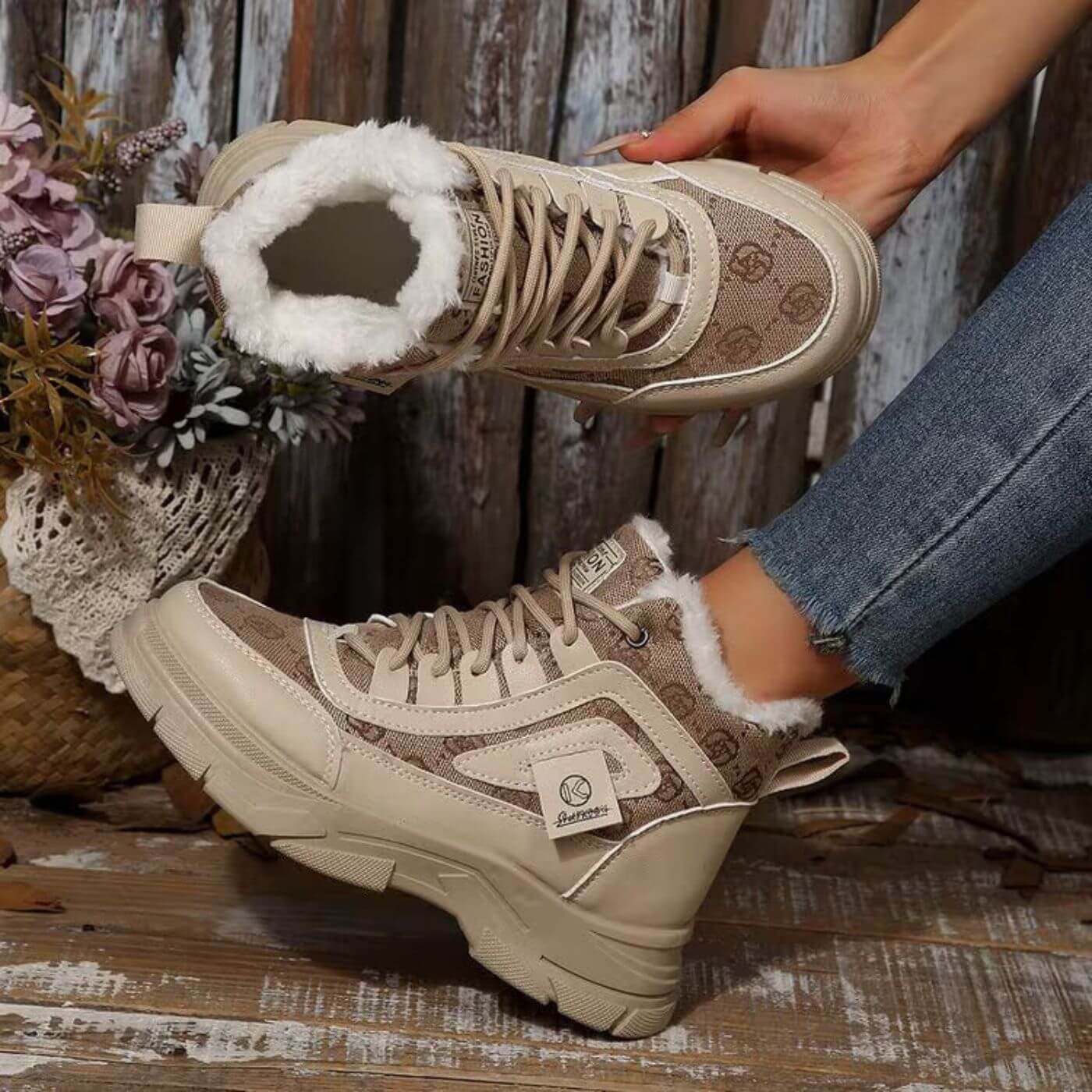 Sienna™ – Ciepłe Zimasneakersyy z Miękkit fôr