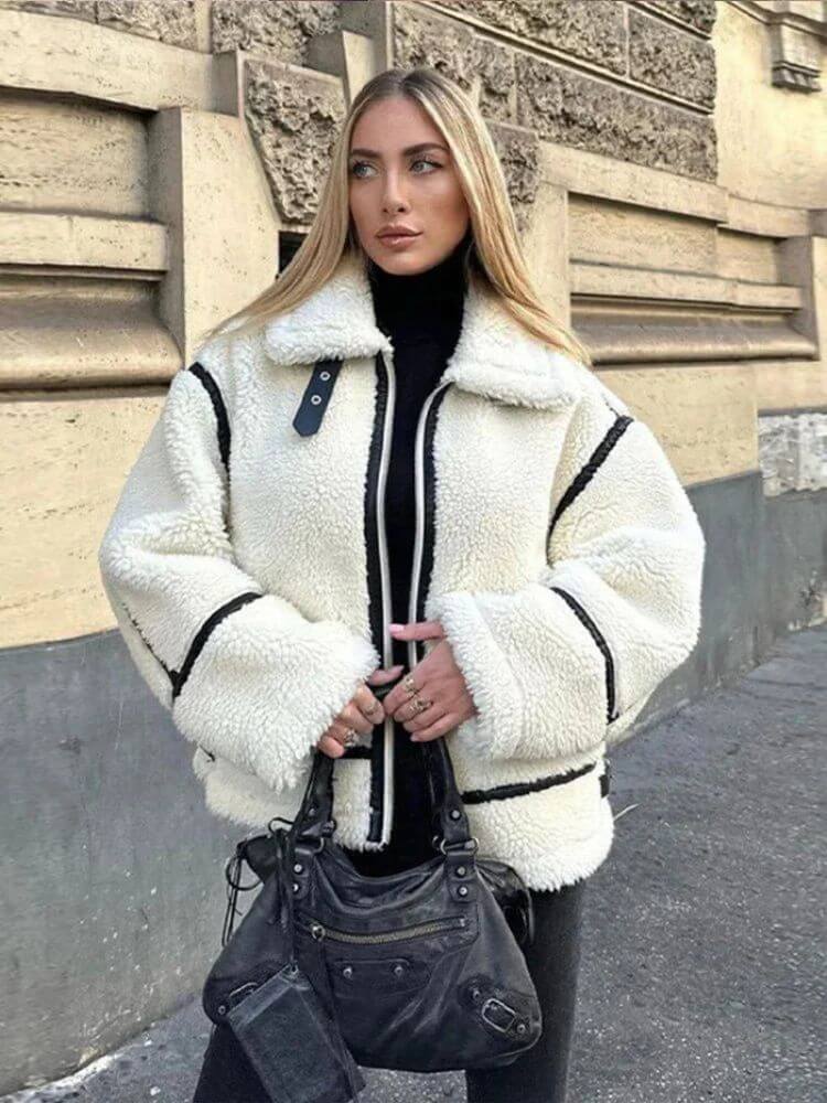 ScandiWear - Zima Fleece Teddy Kurtka
