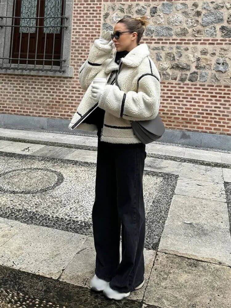 ScandiWear - Zima Fleece Teddy Kurtka