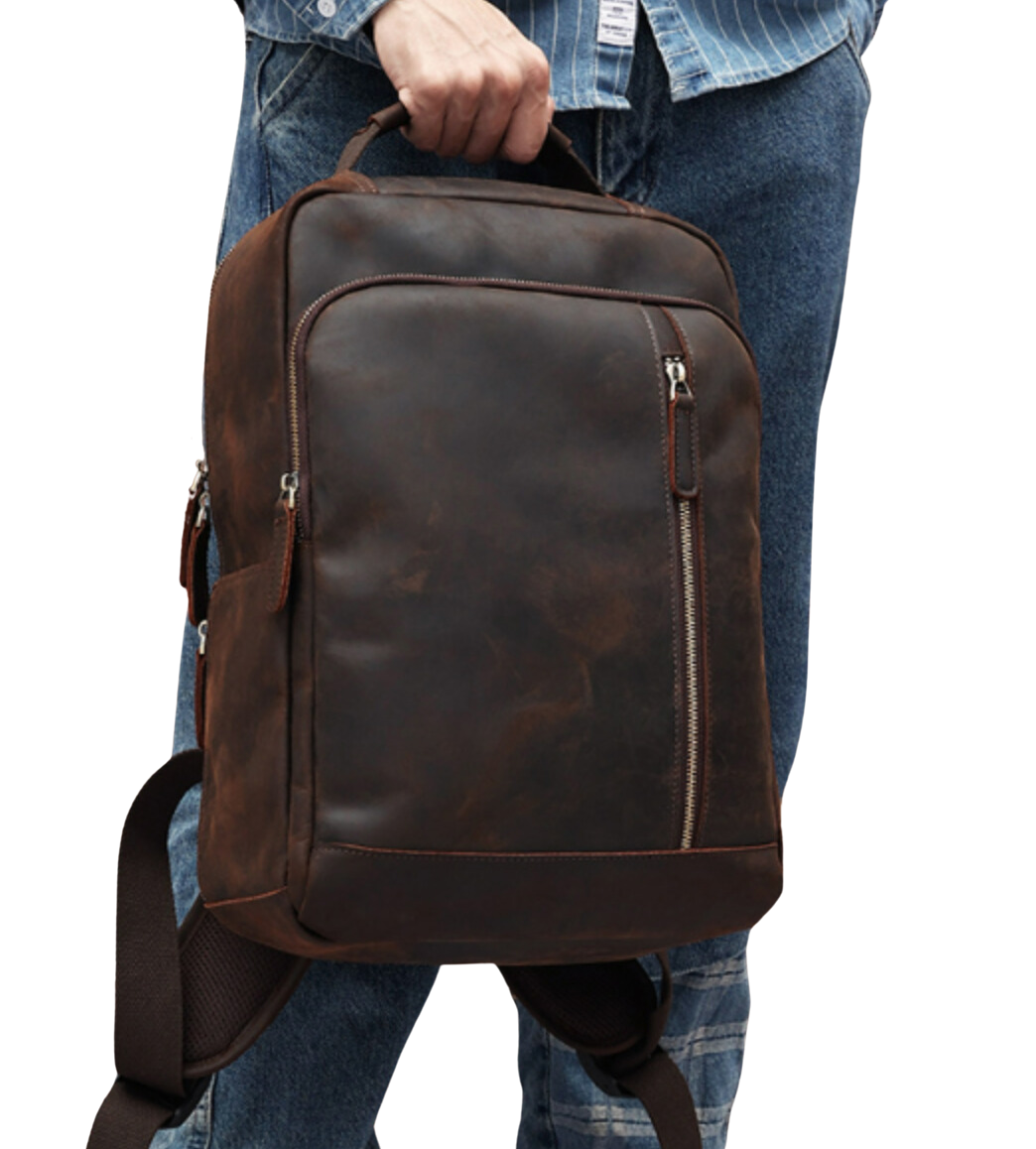 Austin - Vintage Crazy Horse skinnPlecak