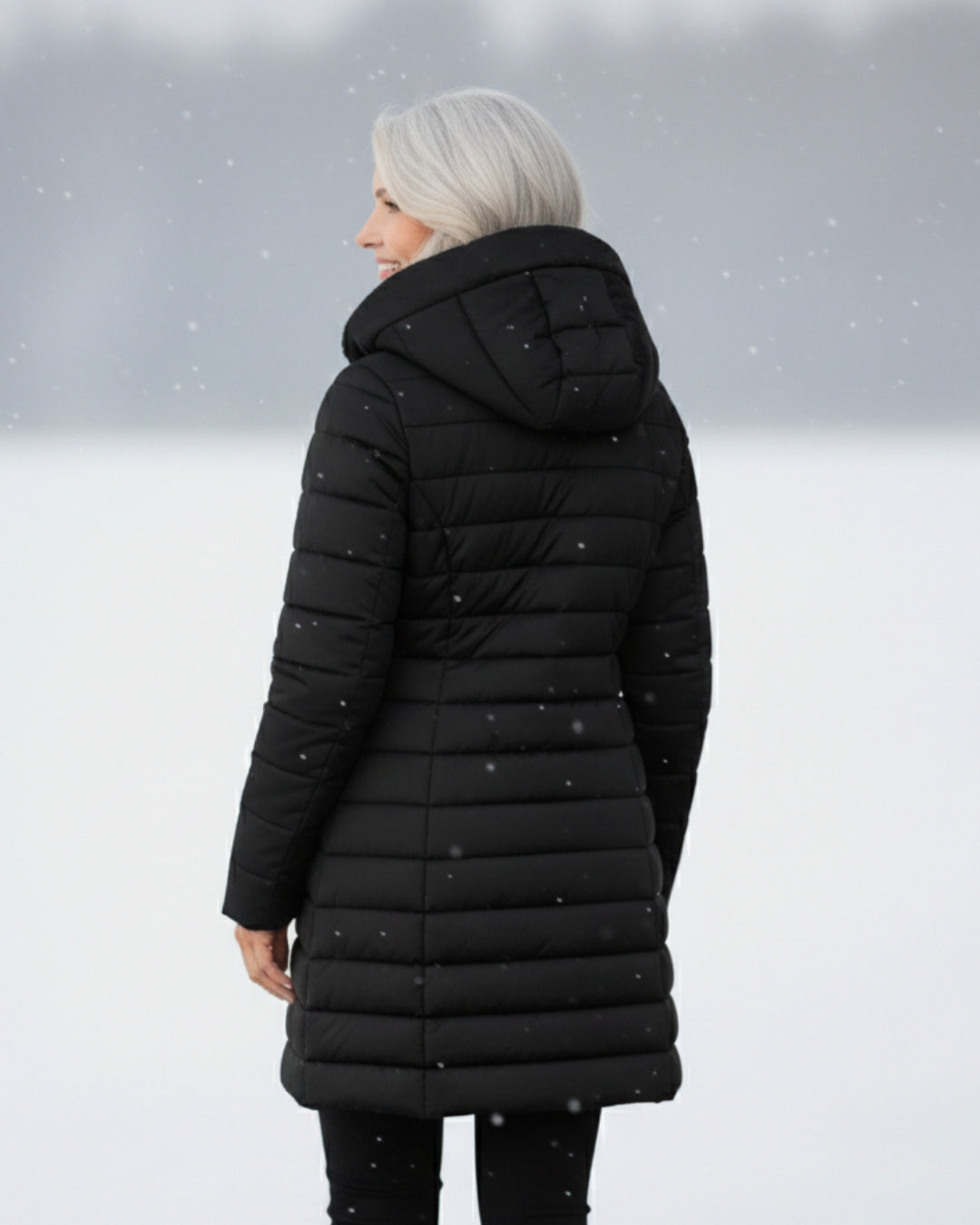 ScandiWear | Pufferkåpe z fleecefôr