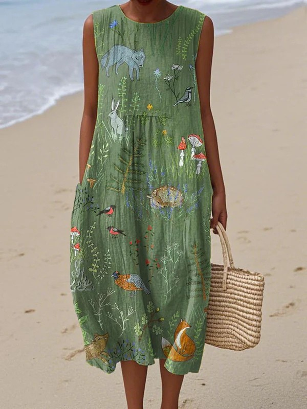 Hope™ Woodland sukienka midi