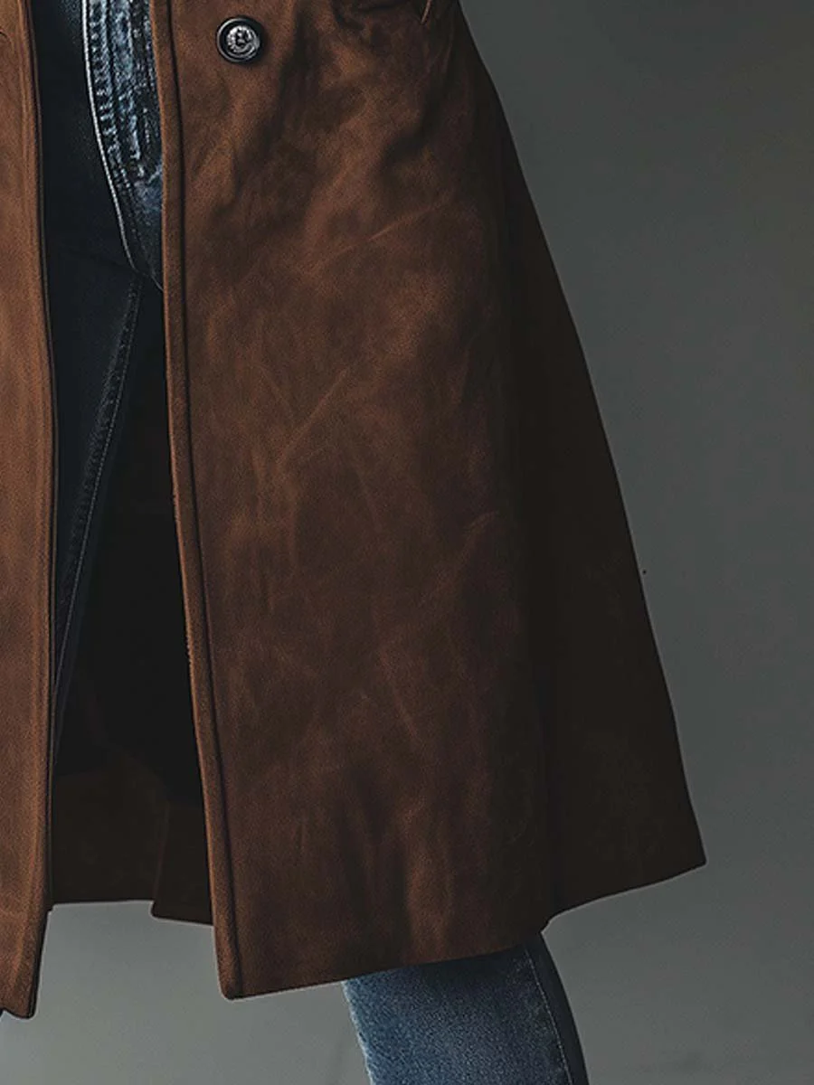 Teresa | Vintage semsket trenchcoat