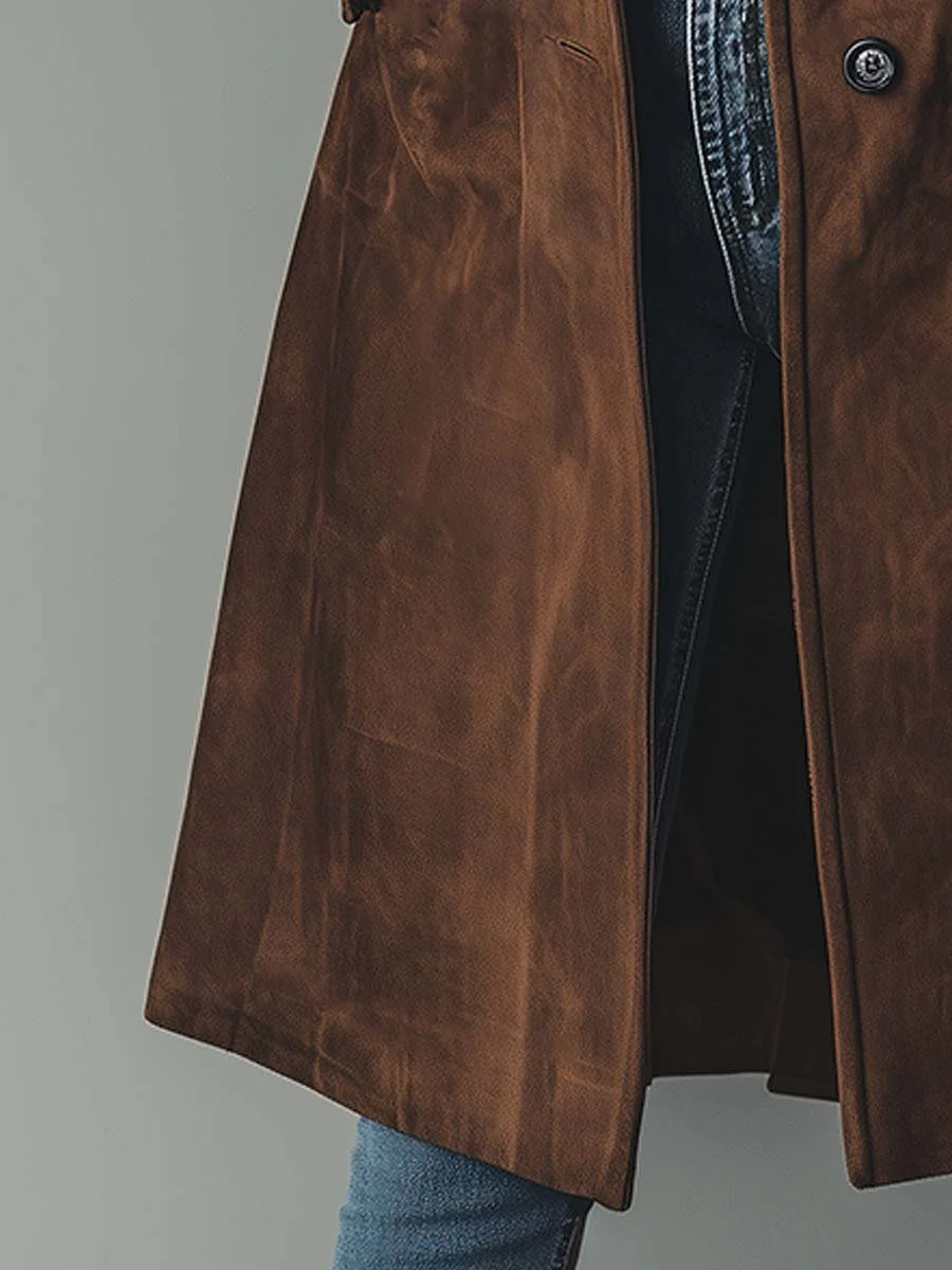 Teresa | Vintage semsket trenchcoat