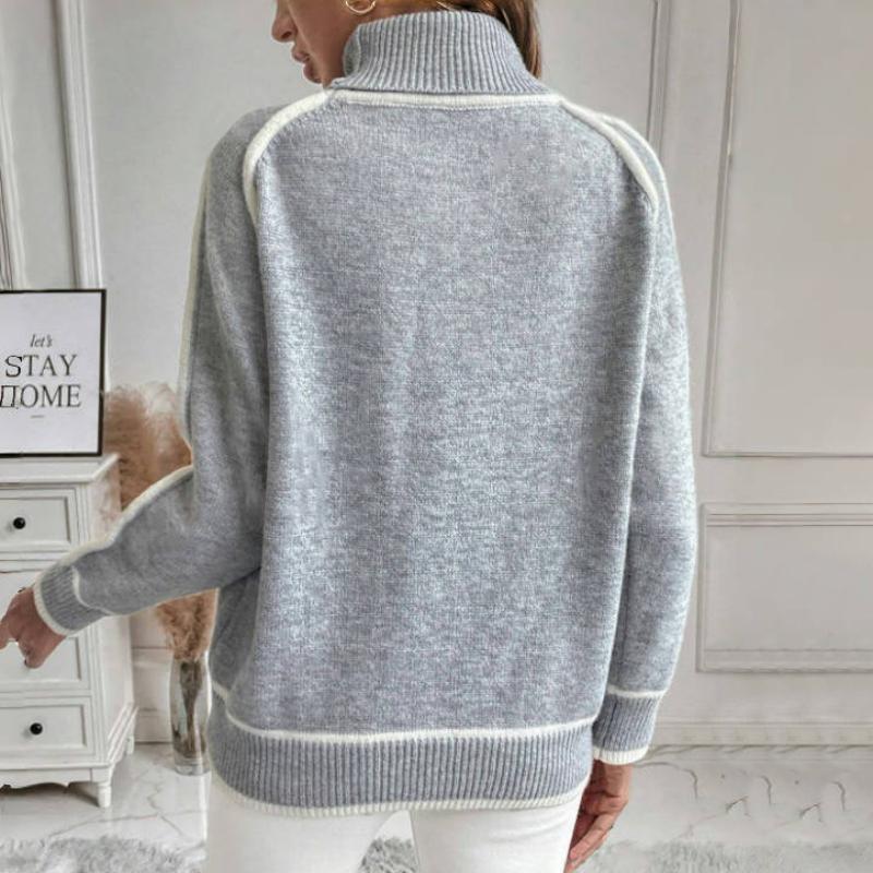 Avslappet Dzianinowy Sweter