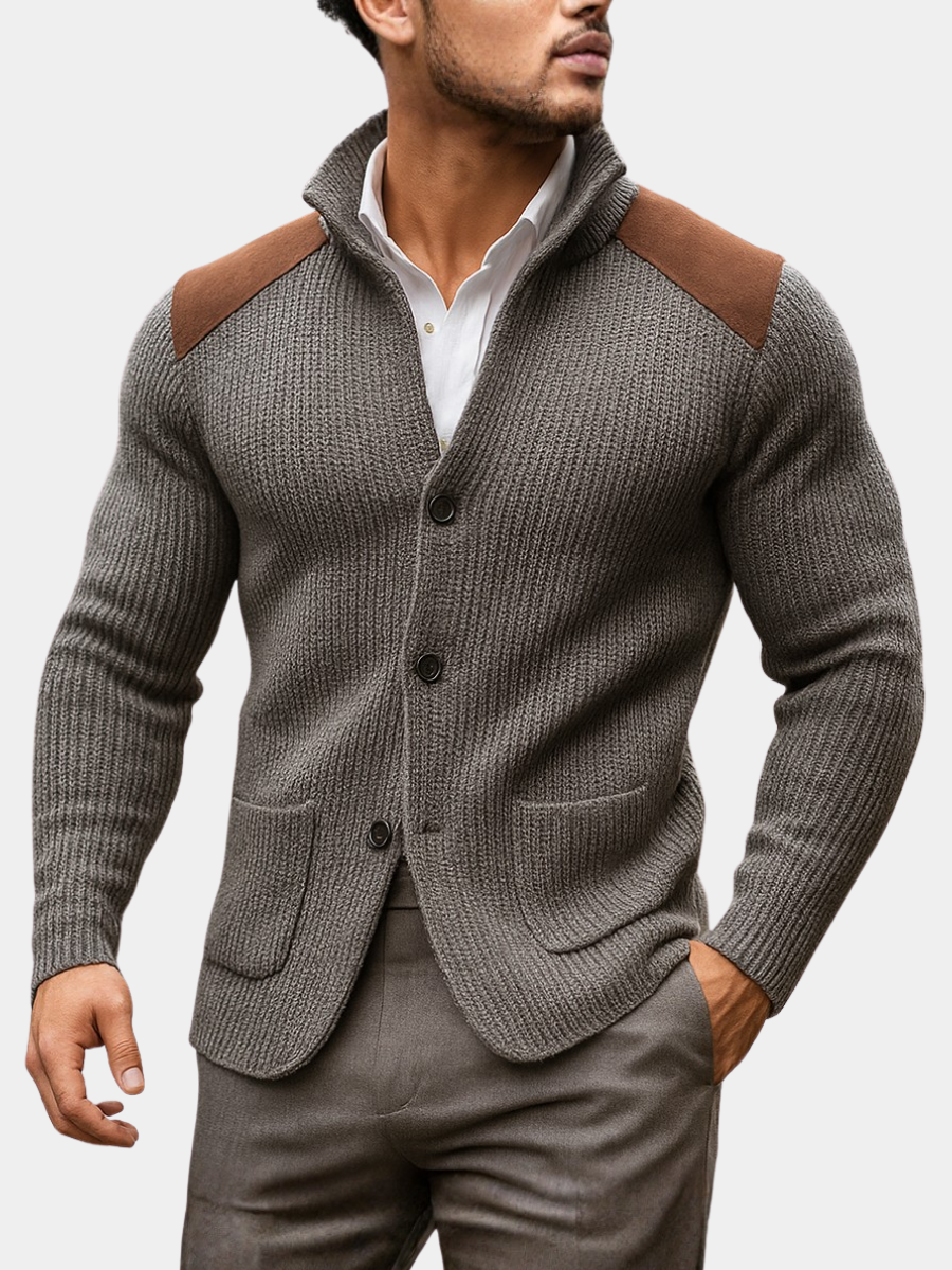 ScandiWear | ROSSI ROMA | Blazer w teksturert strikk