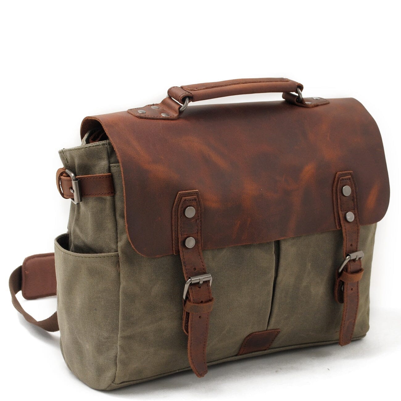 Alexander - Vintage-Styl Canvas Crossbody Messenger Torba
