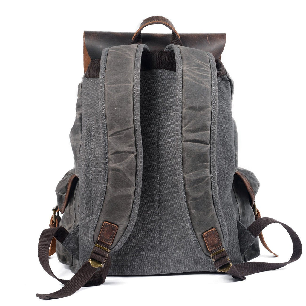 James - Vintage Kanvas skóra Plecak