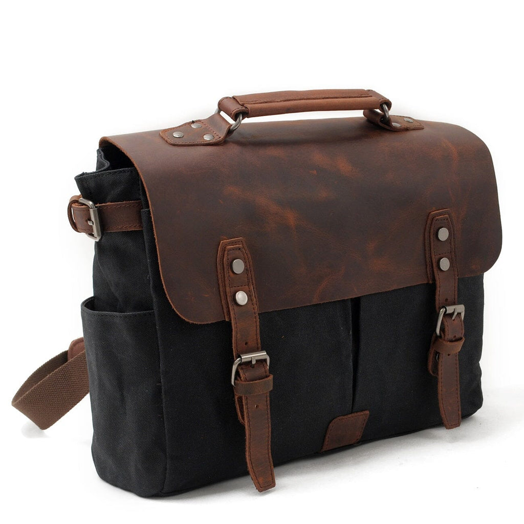 Alexander - Vintage-Styl Canvas Crossbody Messenger Torba