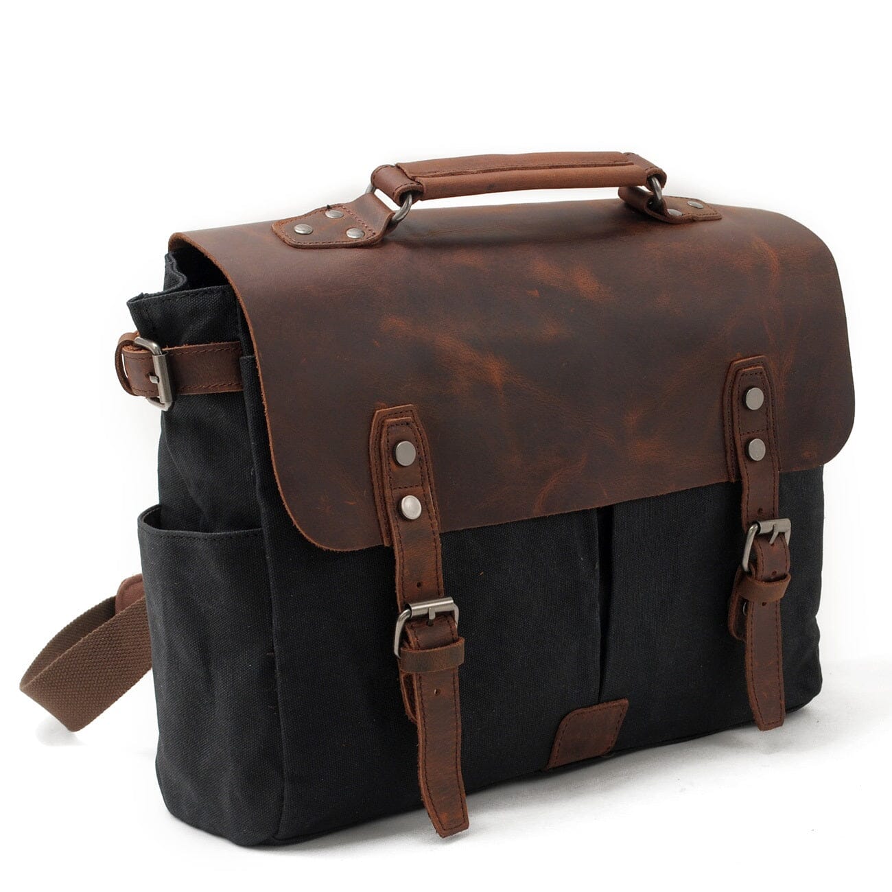 Alexander - Vintage-Styl Canvas Crossbody Messenger Torba