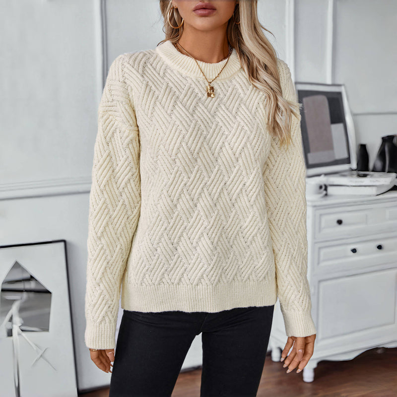 Jednolity Casualowy Sweter