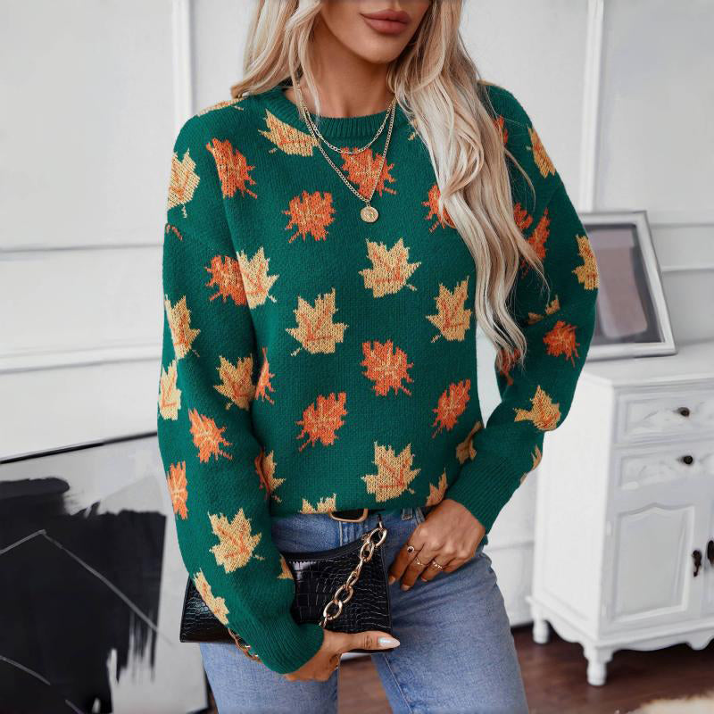 Vintage Casualowy Sweter