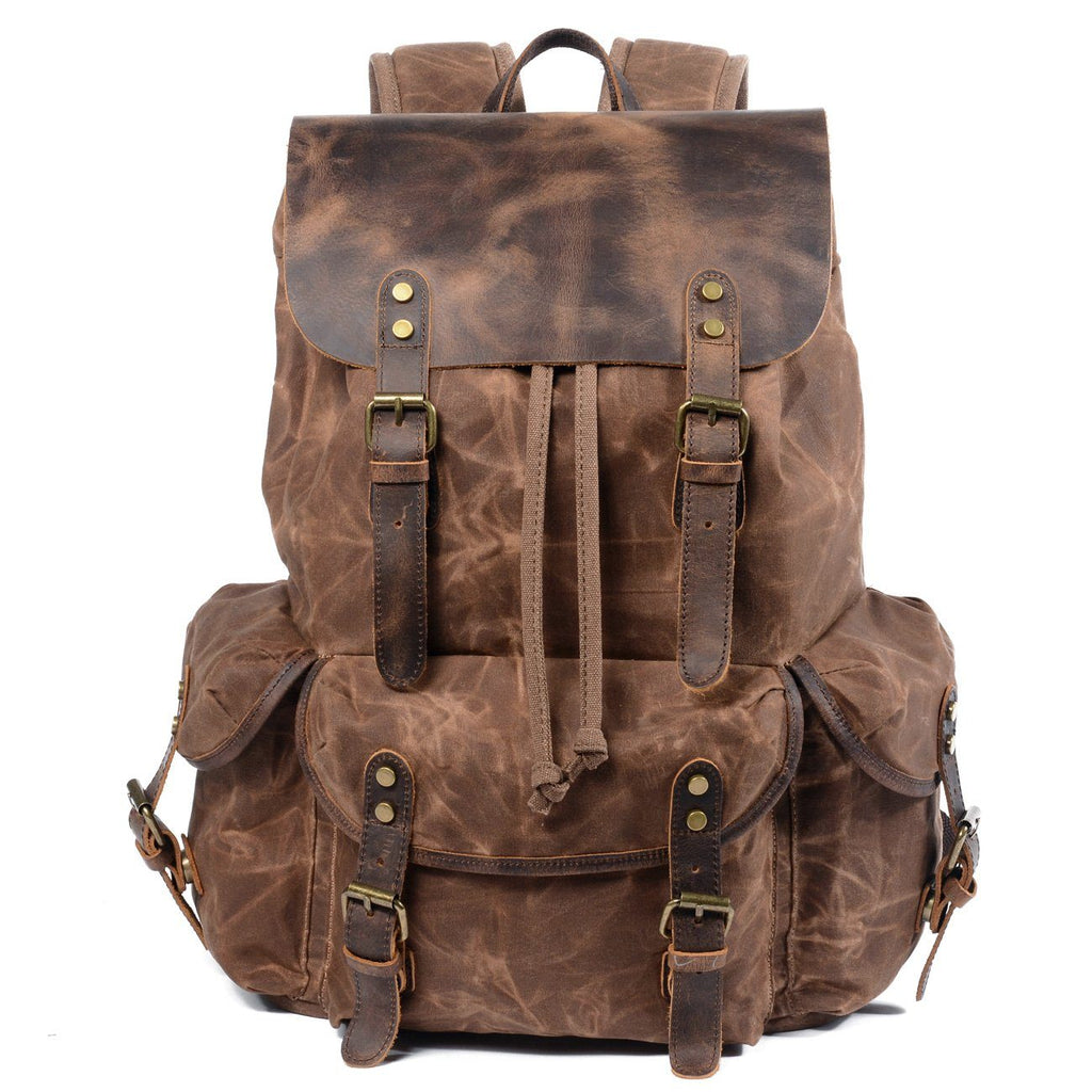 James - Vintage Kanvas skóra Plecak