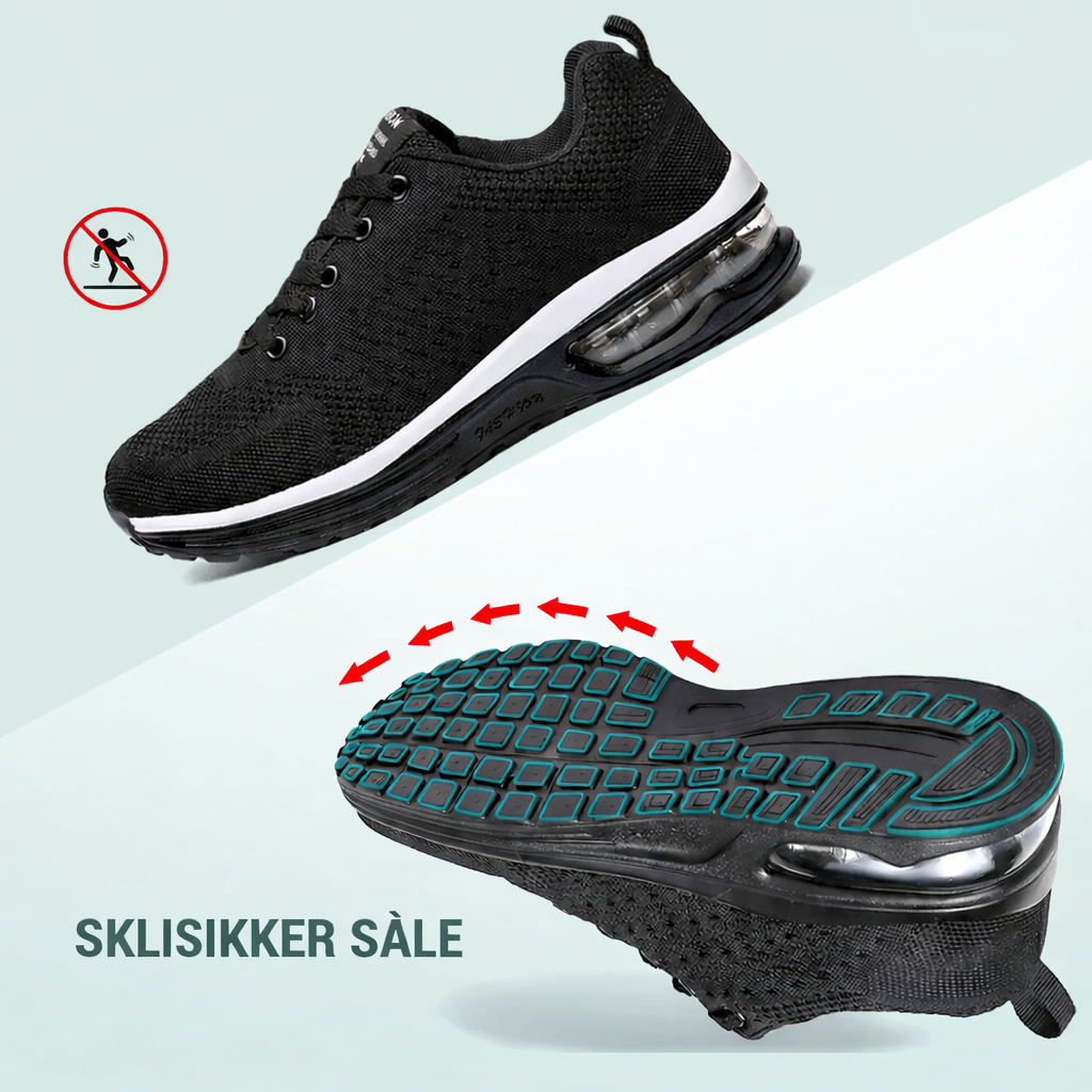 SanoWalk Ortopediske Buty – Helt Czarnye