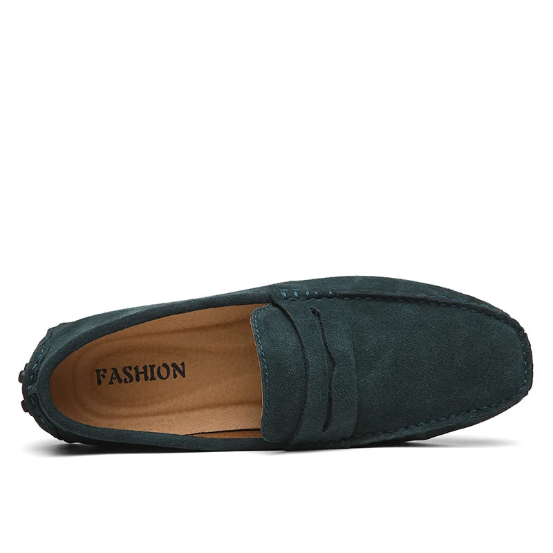 Casual | Zamszowe mokasyny