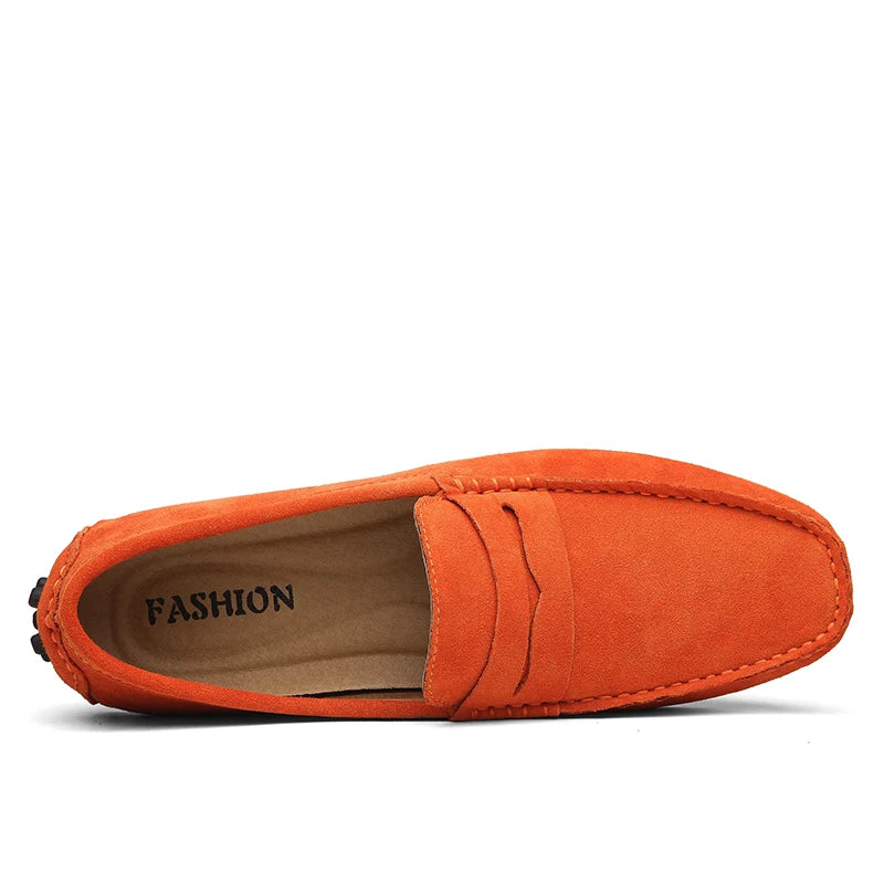 Casual | Zamszowe mokasyny