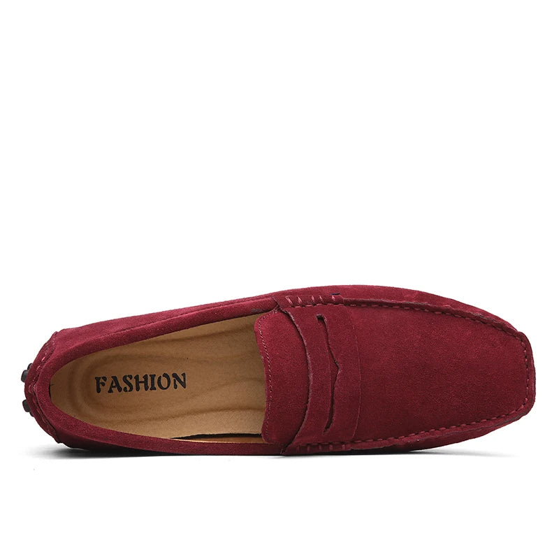 Casual | Zamszowe mokasyny