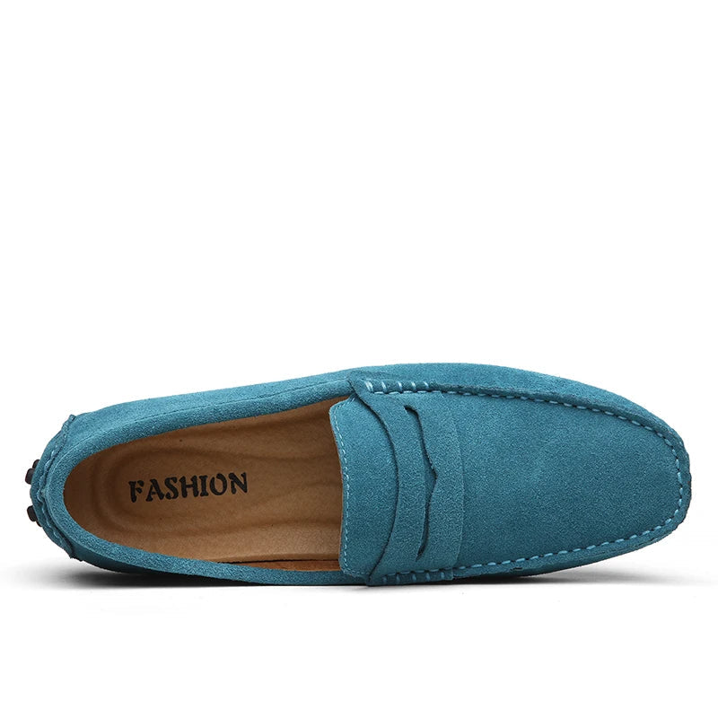 Casual | Zamszowe mokasyny