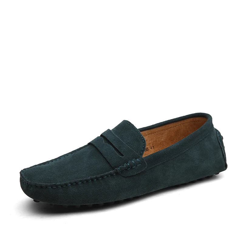 Casual | Zamszowe mokasyny