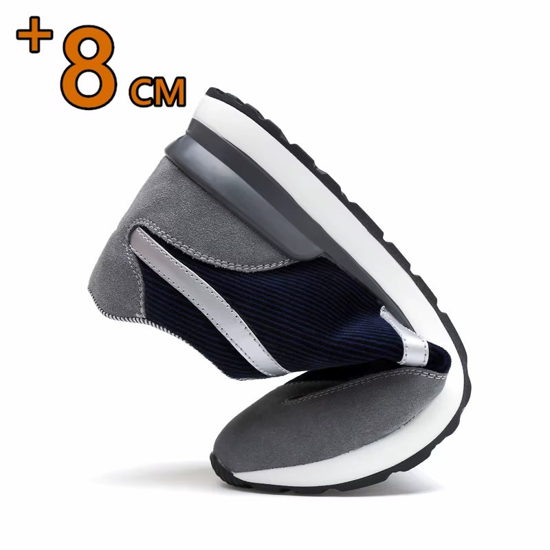 Høydeøkende SportsButy dla mężczyzn – Skjult 8 cm Løft, komfort w Oddychający Design