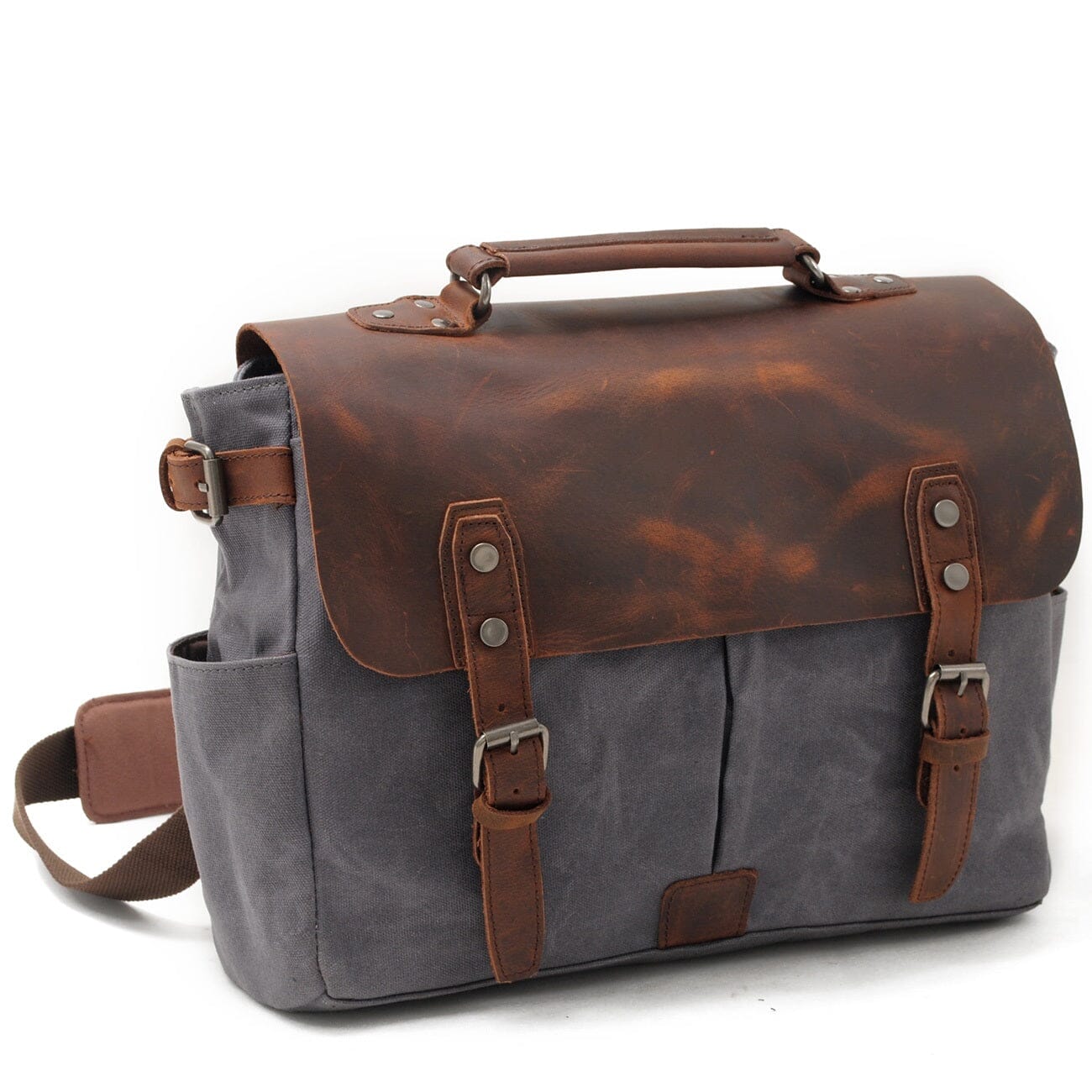 Alexander - Vintage-Styl Canvas Crossbody Messenger Torba