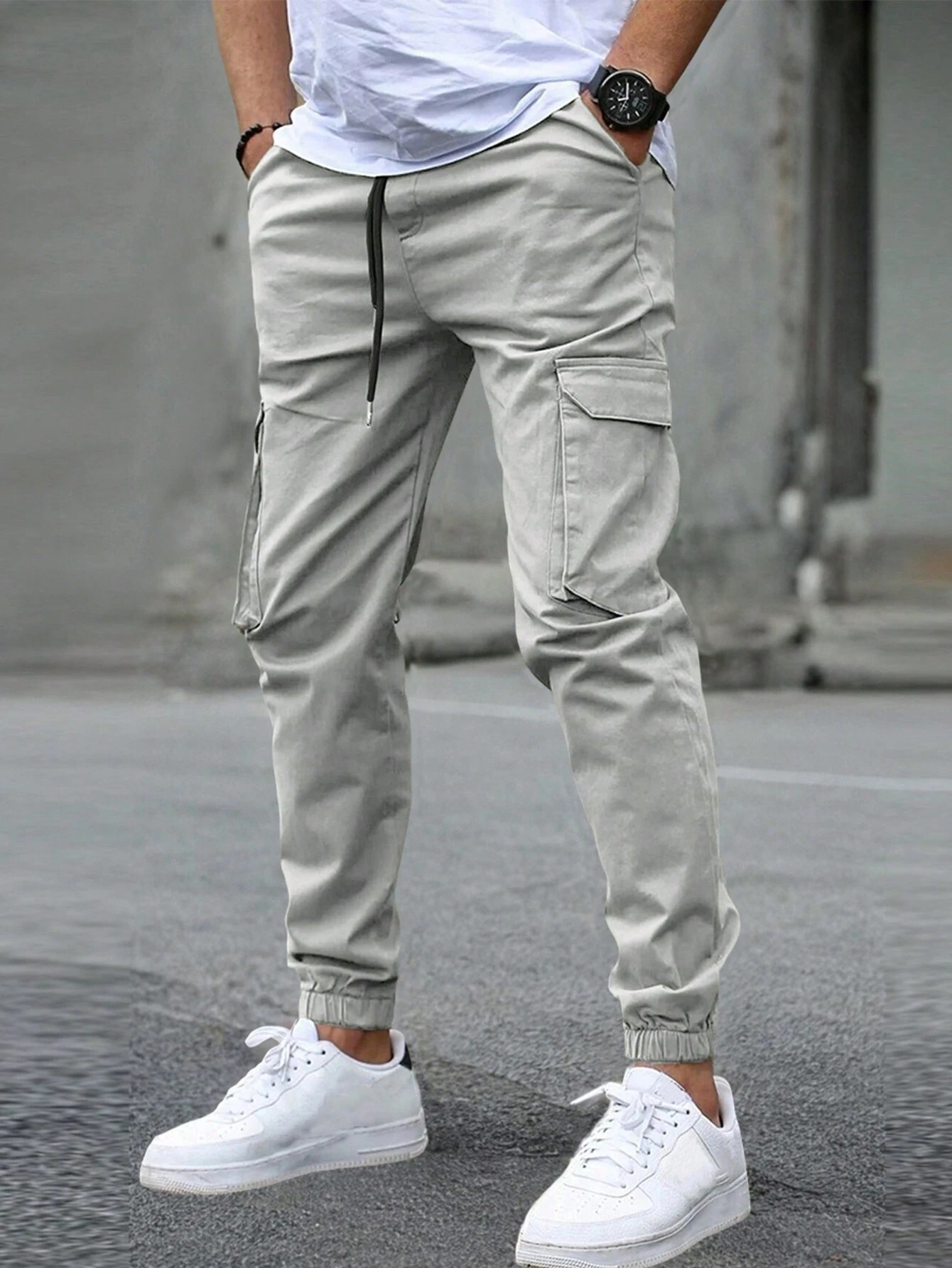 DAVIDE | Cargo joggeSpodnie dla herrer