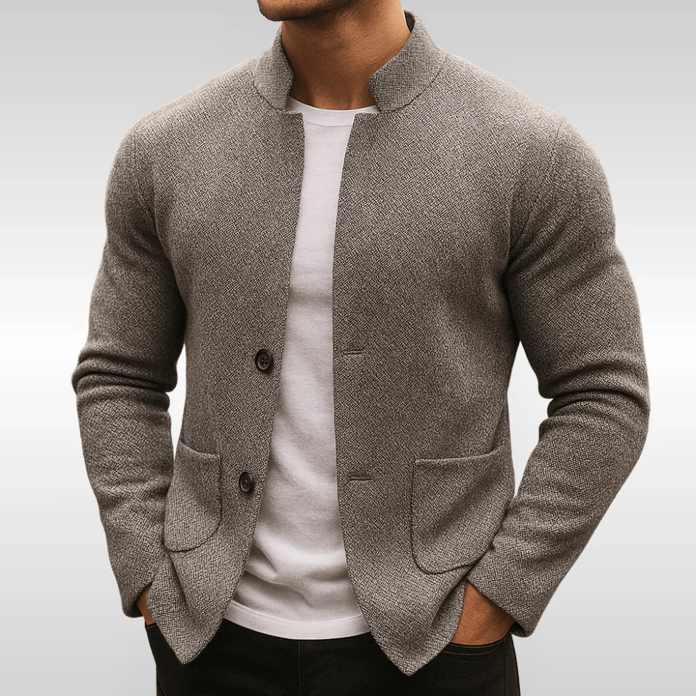 Jonas | Nowoczesny Dzianinowy Blazer