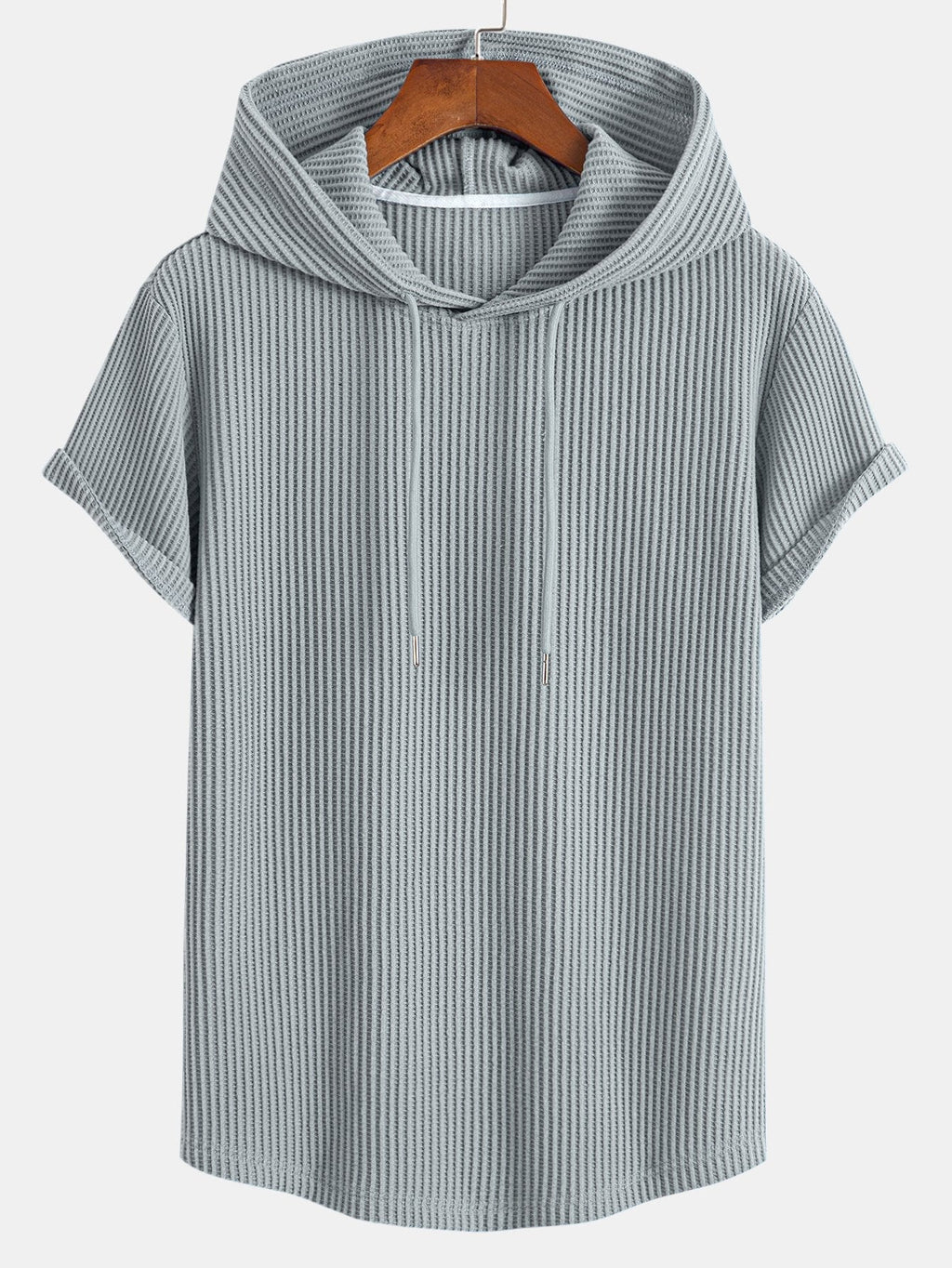 Dzianinowy vaffel z buet kant hetteSweter w T-shirt, w vaffel krótkie Spodnie z trekkoord