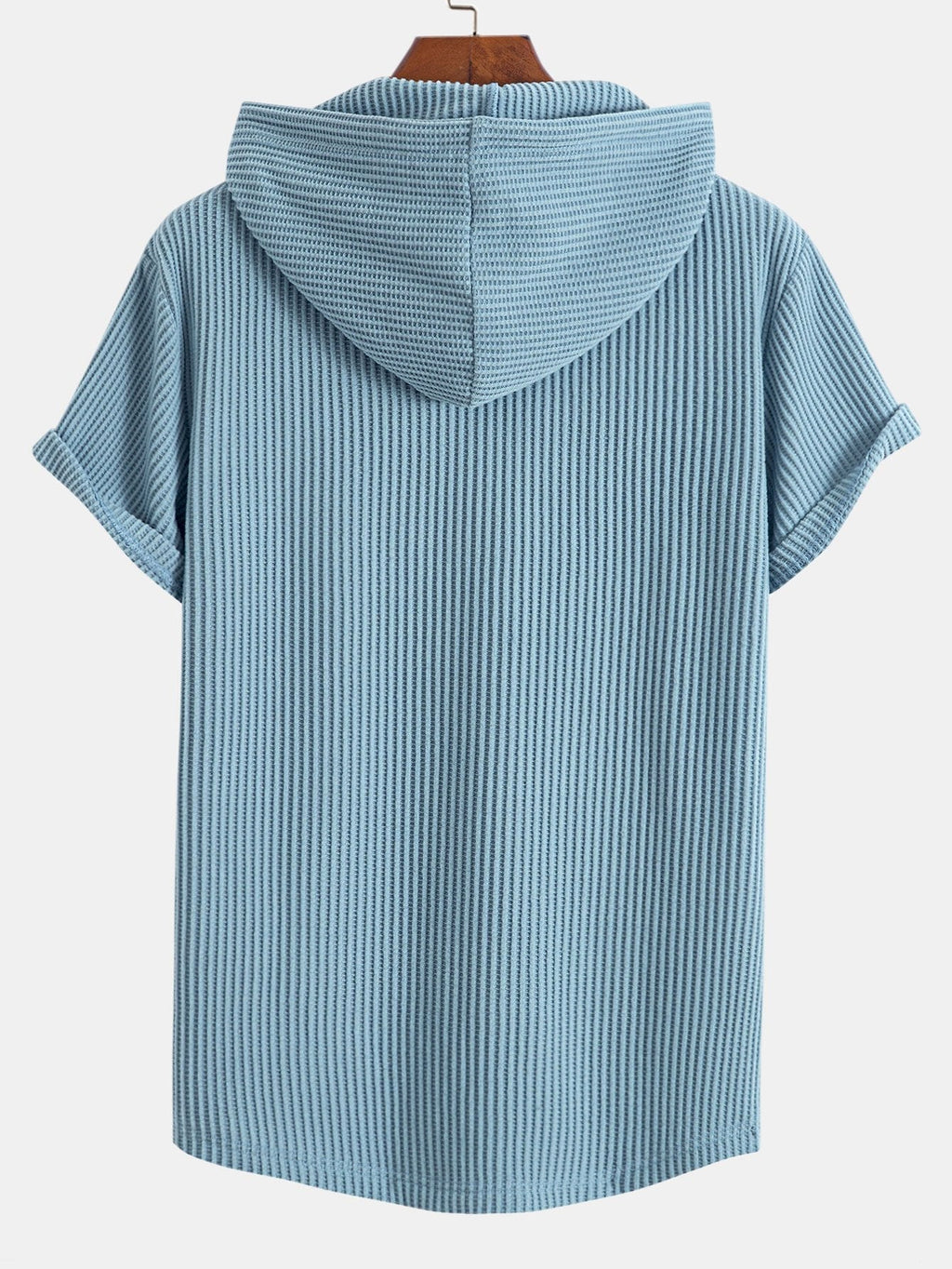 Dzianinowy vaffel z buet kant hetteSweter w T-shirt, w vaffel krótkie Spodnie z trekkoord