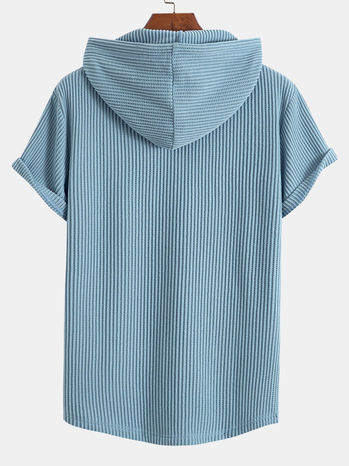 Dzianinowy vaffel z buet kant hetteSweter w T-shirt, w vaffel krótkie Spodnie z trekkoord