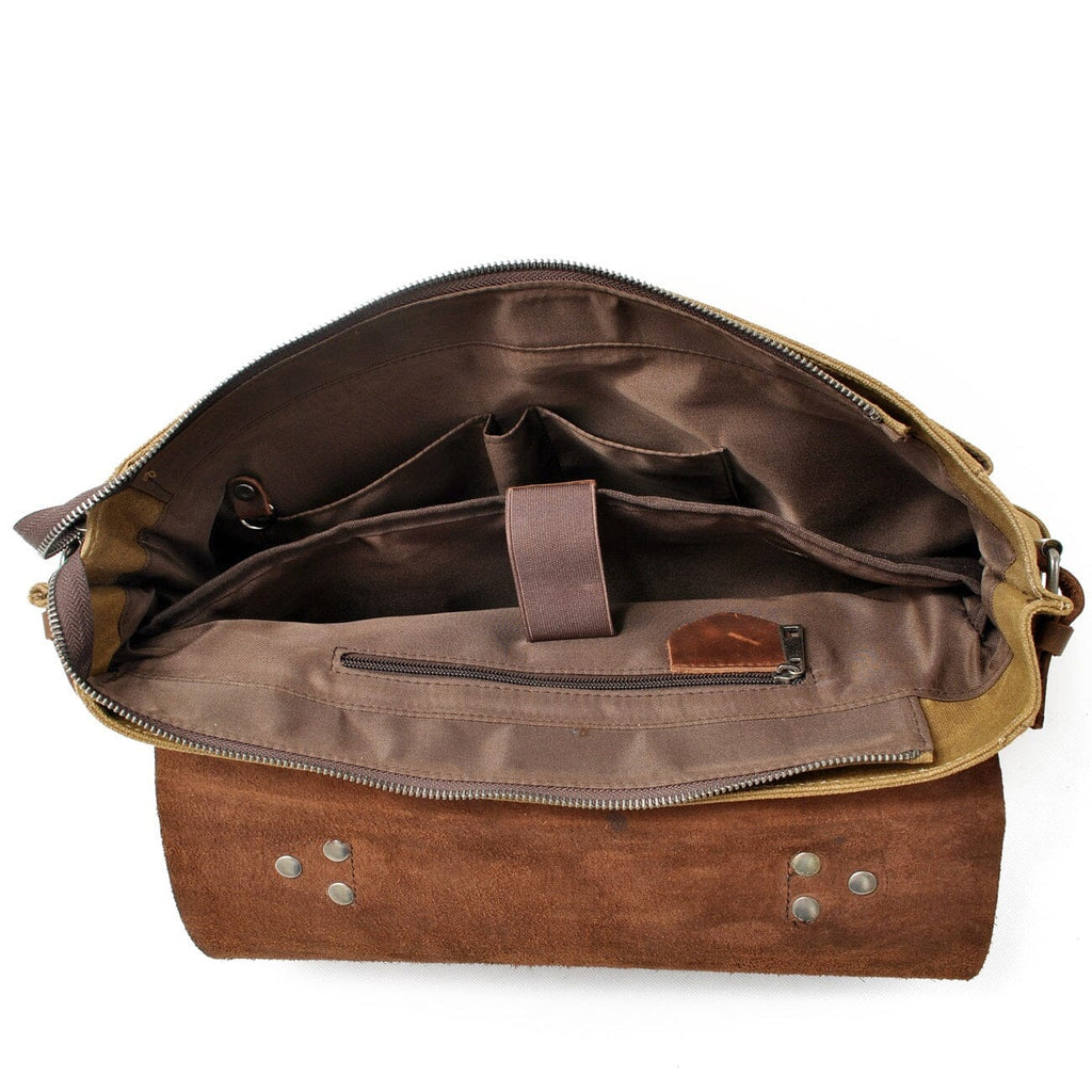 Alexander - Vintage-Styl Canvas Crossbody Messenger Torba