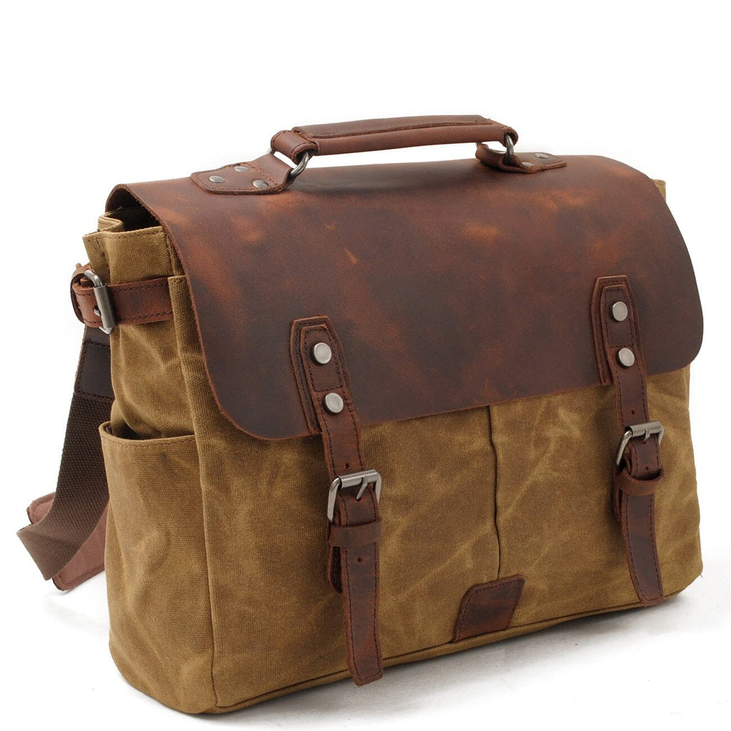 Alexander - Vintage-Styl Canvas Crossbody Messenger Torba
