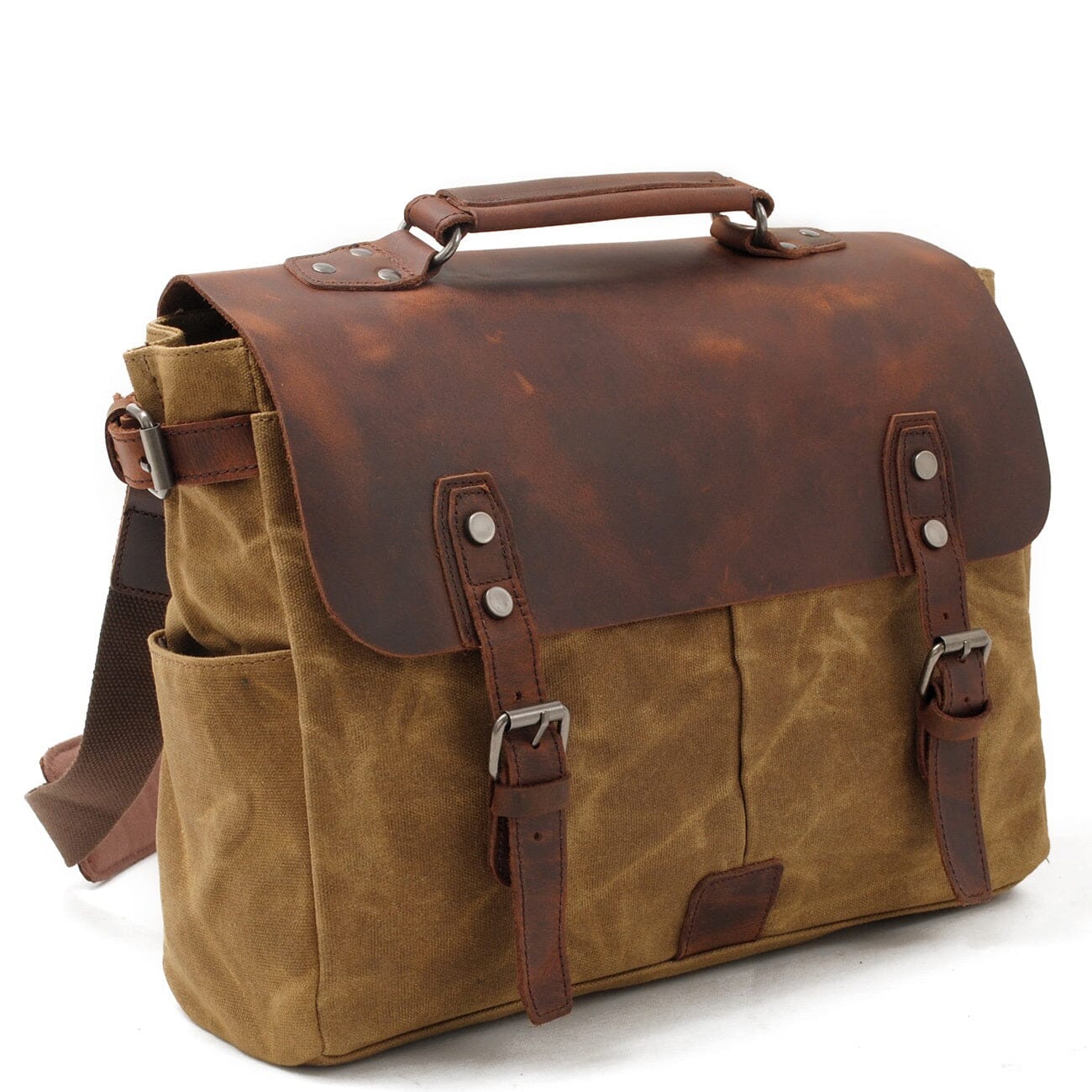 Alexander - Vintage-Styl Canvas Crossbody Messenger Torba