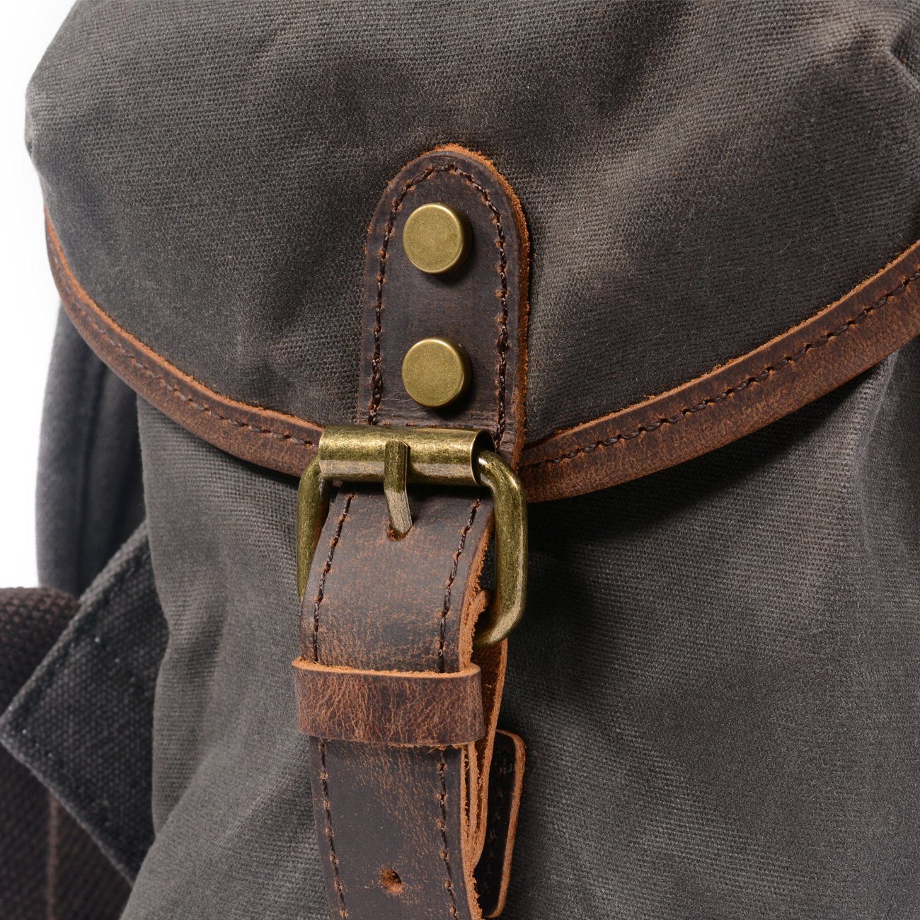 James - Vintage Kanvas skóra Plecak