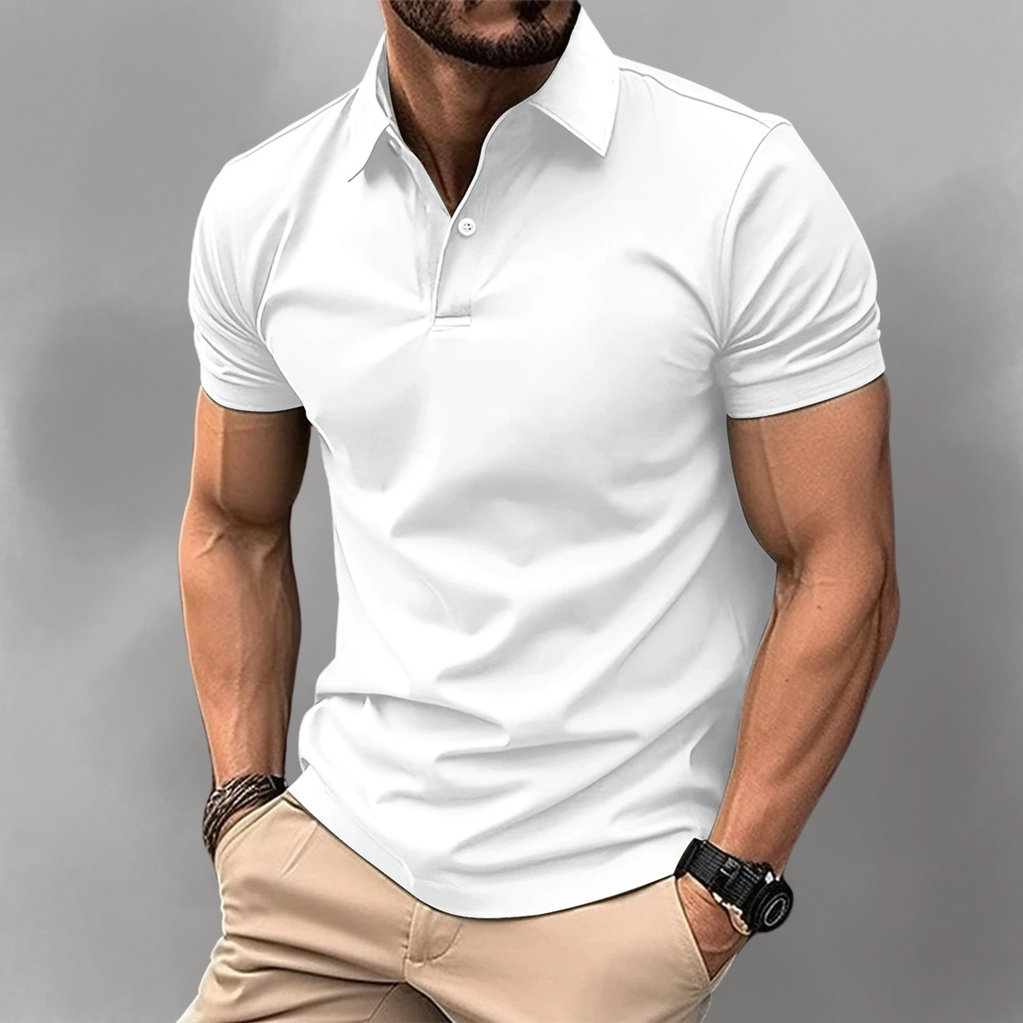 Frank | Ponadczasowy polokoszula dla Elegancki Styl