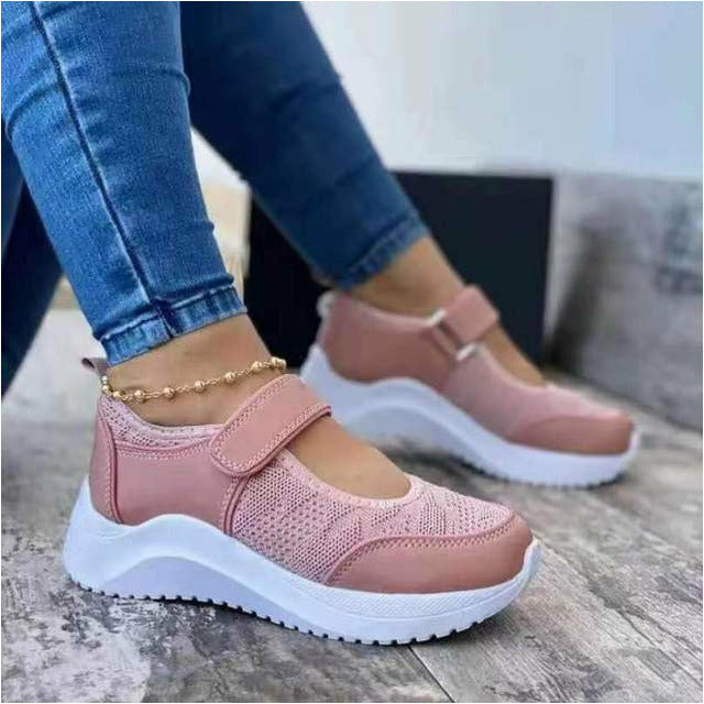 Casual sneakersyyy z Mesh-Plattform