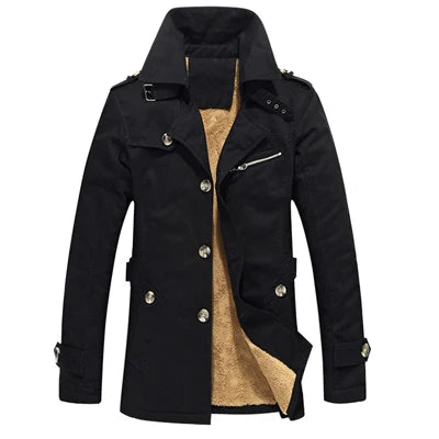 Elegancki vattert trenchcoat